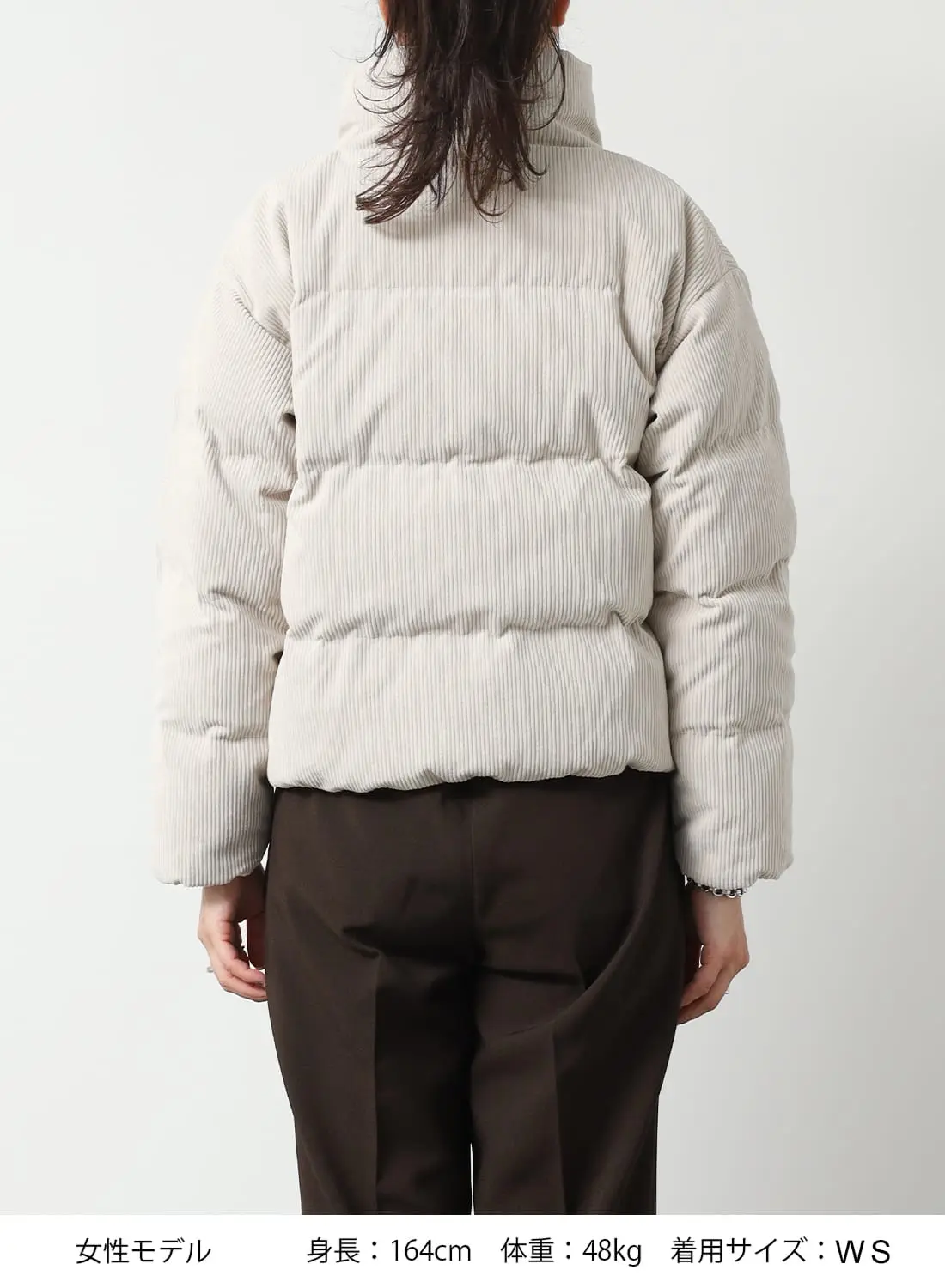 CORDUROY SHORT DOWN JACKET W|コーデュロイショートダウンジャケット