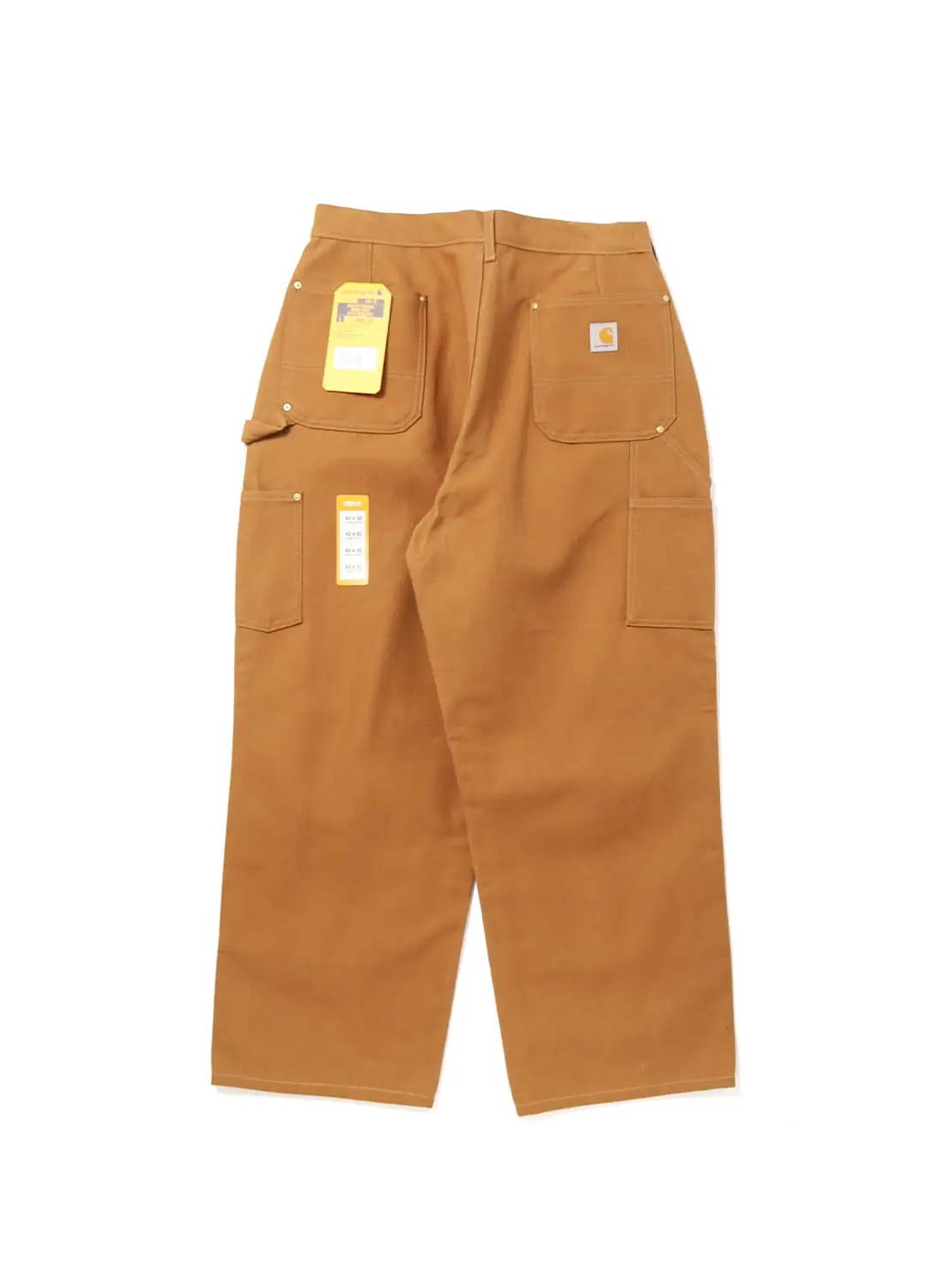 OLD USA製 W34 カーハート フェード ブラウンダック ペインターパンツ USA製《Carhartt》ペインターパンツ(W34)ダブルニー BRN ワークパンツ