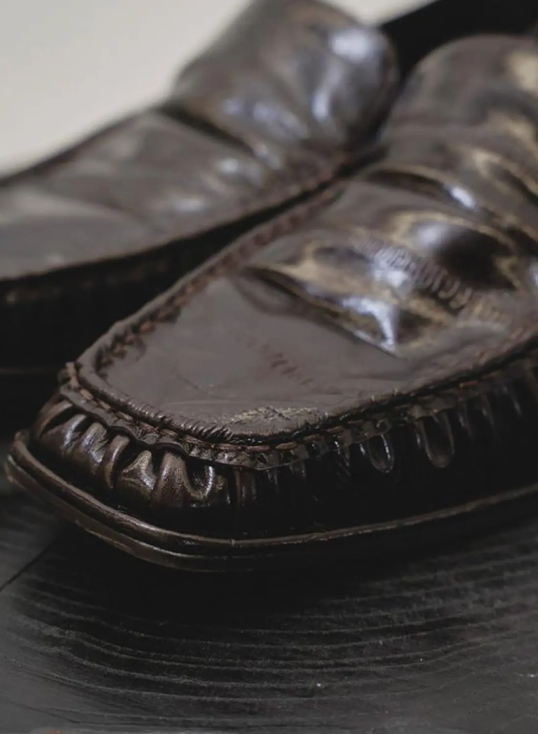 SQUARETOE GATHER LOAFERS|スクエアトゥギャザー ローファースクエア