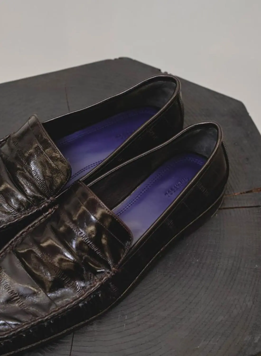 SQUARETOE GATHER LOAFERS|スクエアトゥギャザー ローファースクエア