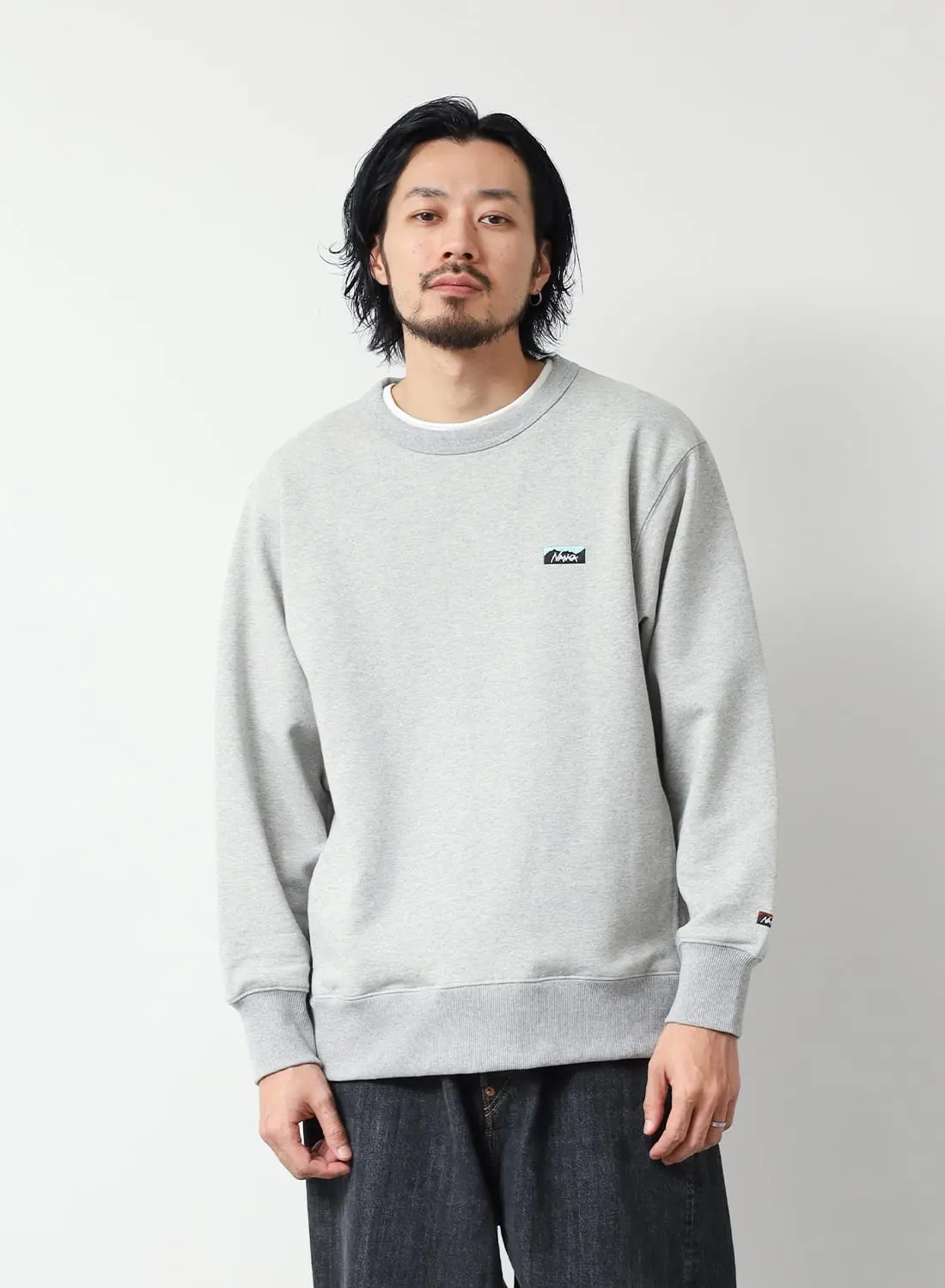 ECO HYBRID MINI BOX LOGO EMBROIDERY SWEATSHIRT|エコハイブリッド