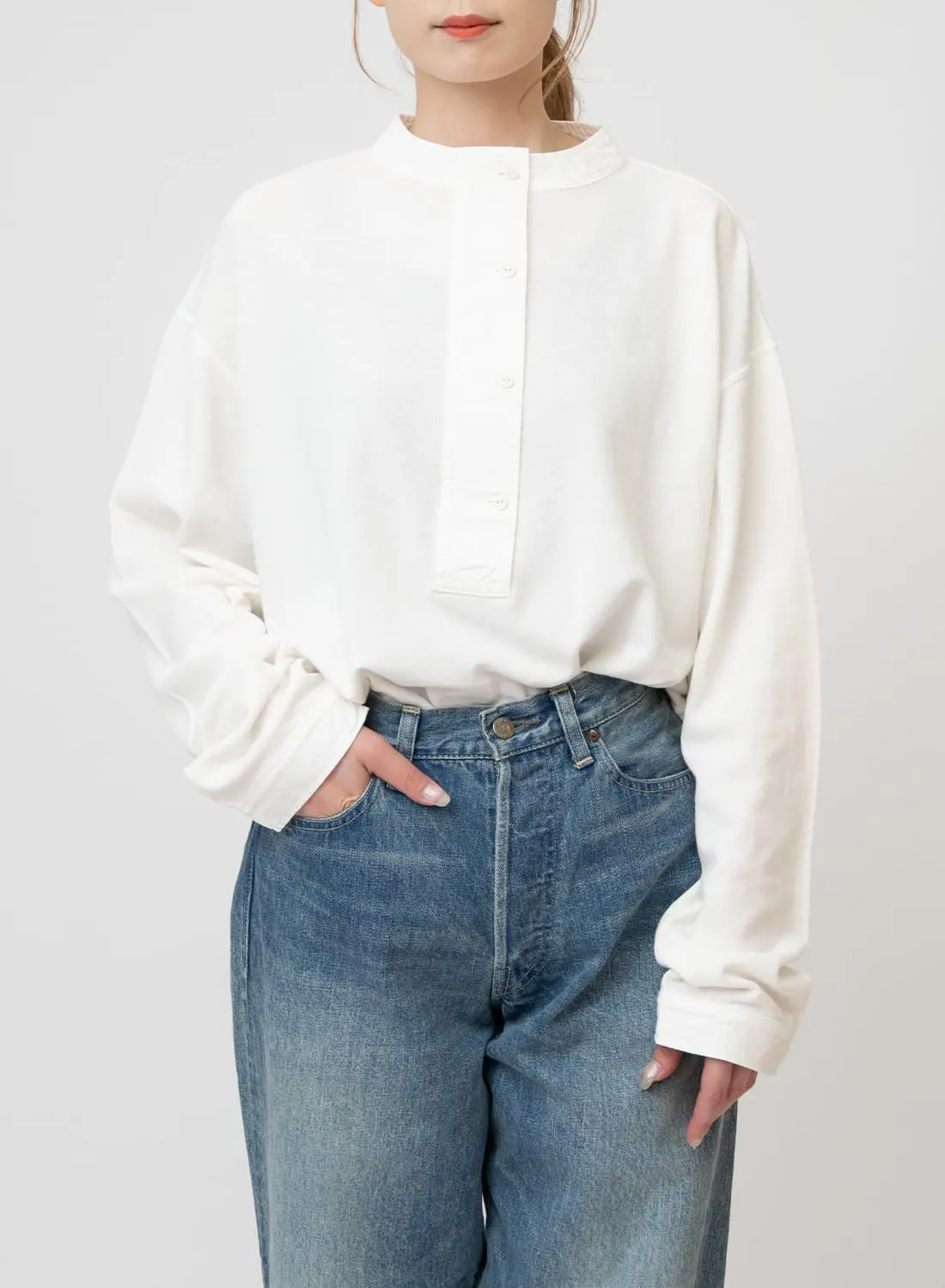 SHINZONE/MILITARY HENLEY PULLOVER|ミリタリー ヘンリー プルオーバ