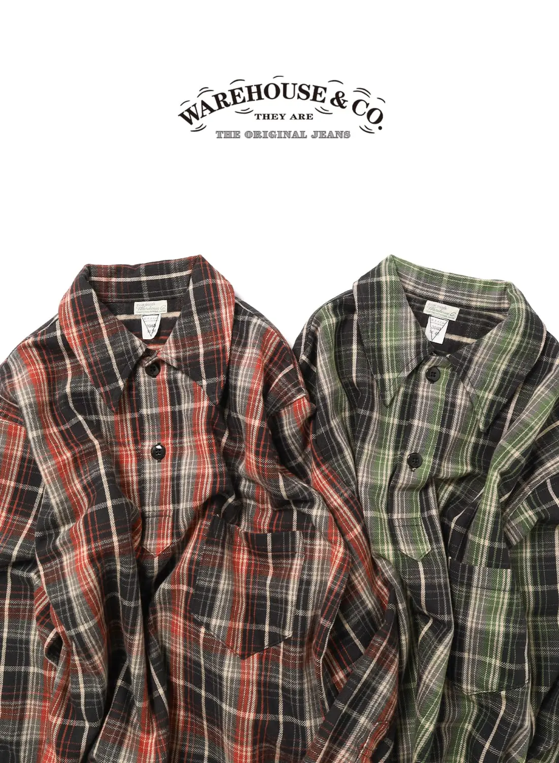LOT 3063 1930'S WPA ONE POCKET PULLOVER FLANNEL SHIRTS|Lot 3063