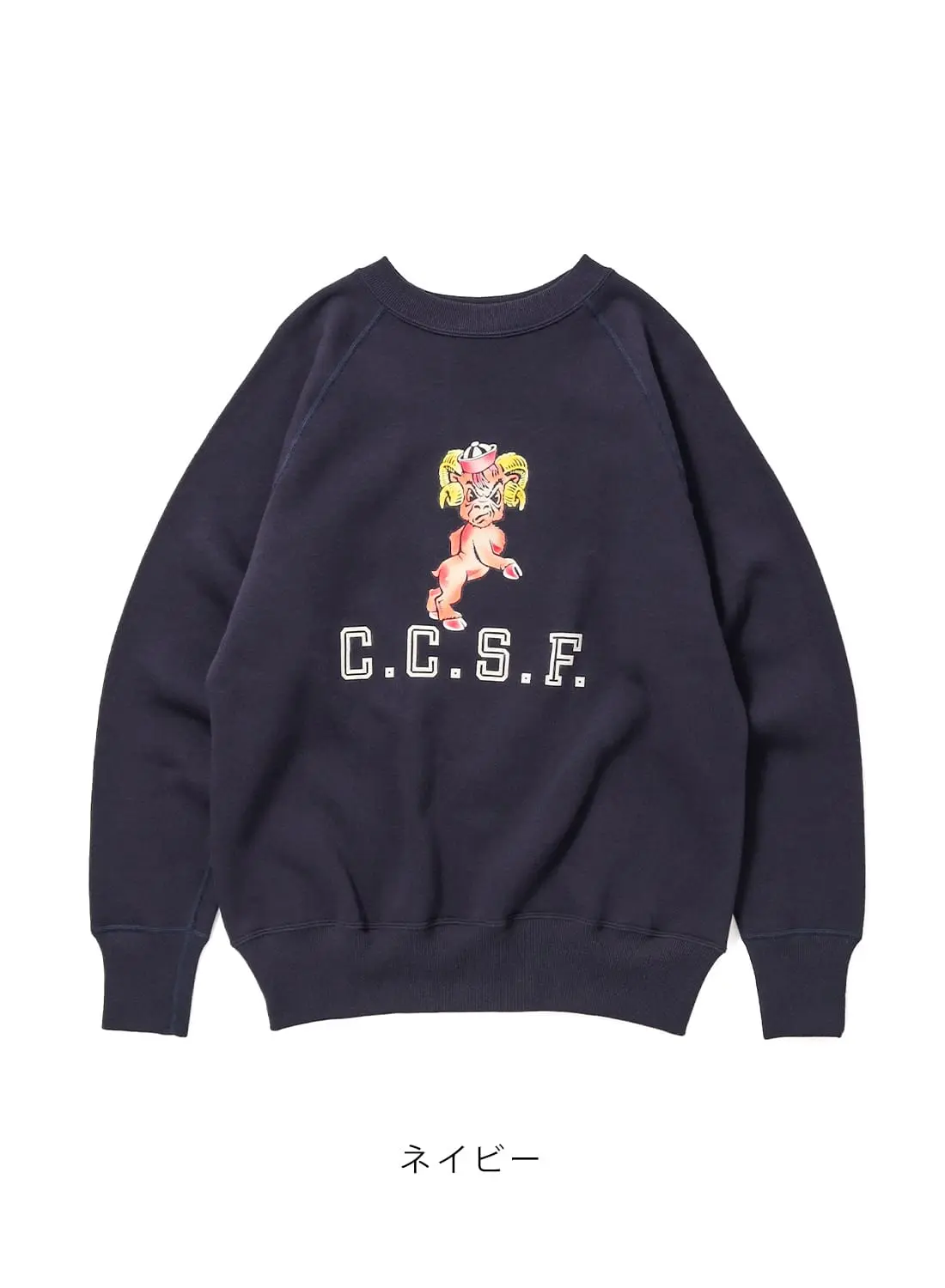 LOT.409 RAGLAN CREW SWEAT - C.C.S.F.|Lot.409 ラグラン クルー