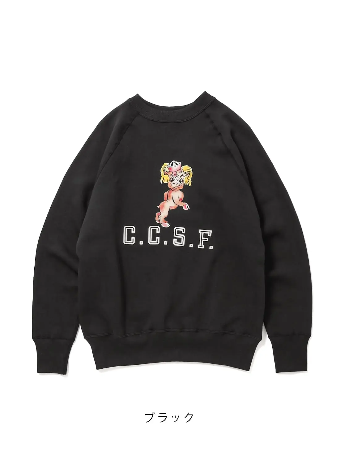 LOT.409 RAGLAN CREW SWEAT - C.C.S.F.|Lot.409 ラグラン クルー