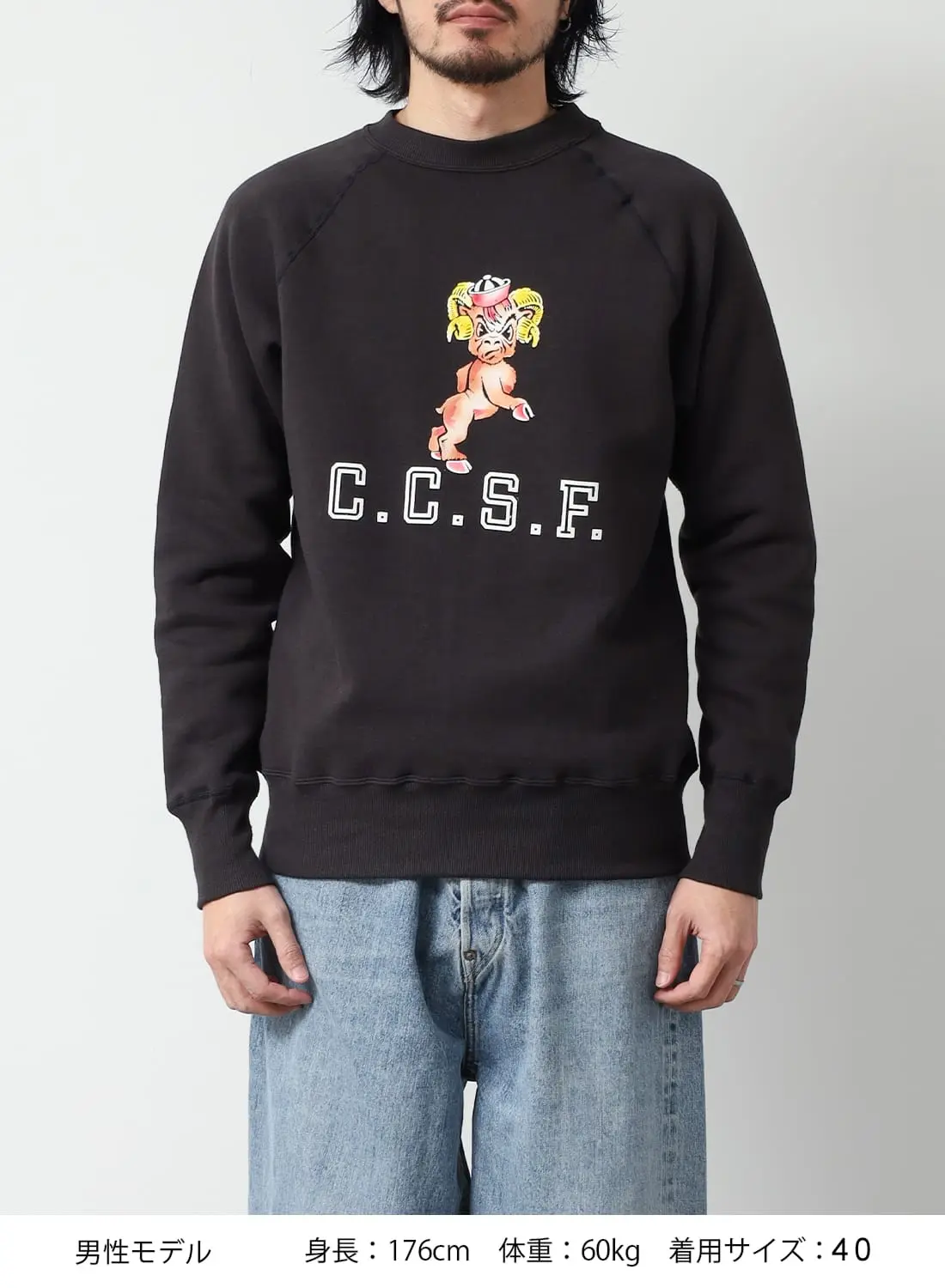 LOT.409 RAGLAN CREW SWEAT - C.C.S.F.|Lot.409 ラグラン クルー
