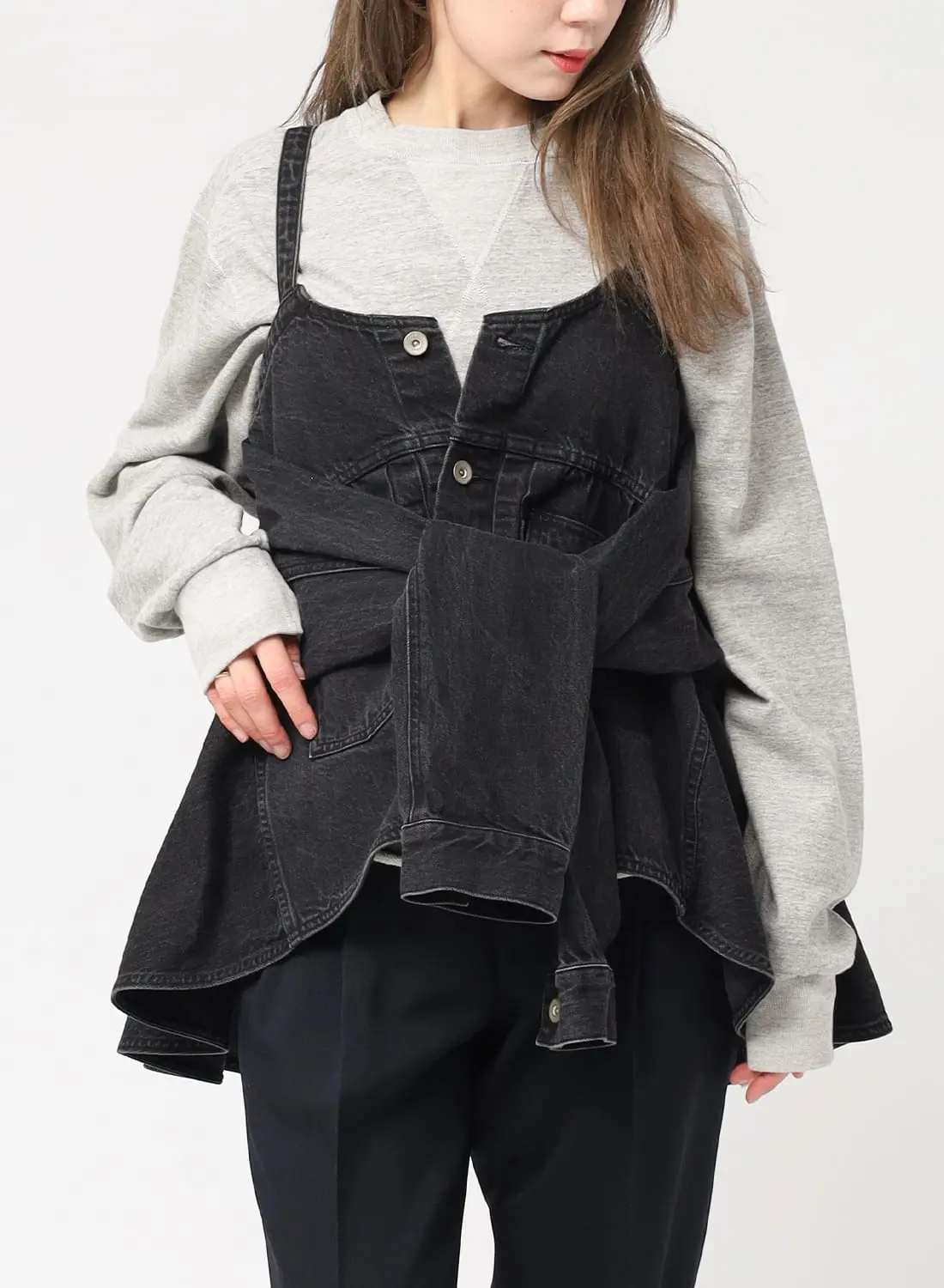 RYU KAGA キャミソールベスト DENIM CAMISOLE|デニム キャミソールデニム キャミソール| MOONLOID