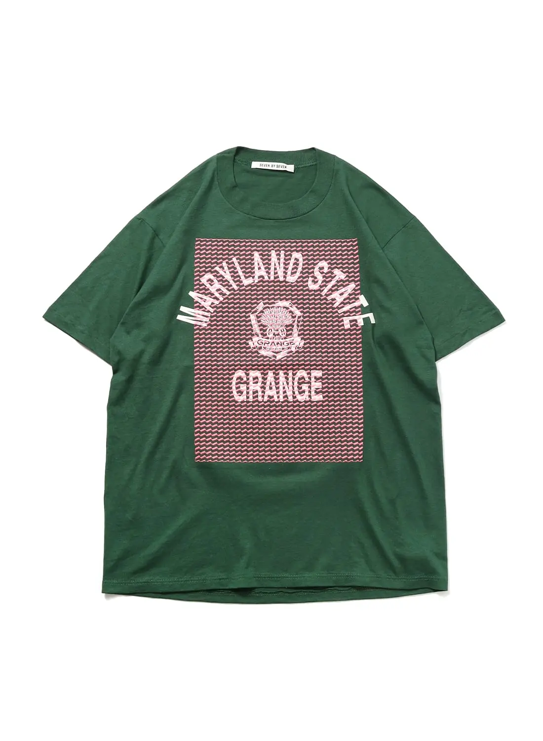 REWORK EMBROIDERY TEE- BLURRED PRINT -|リワークエンブロイダリー