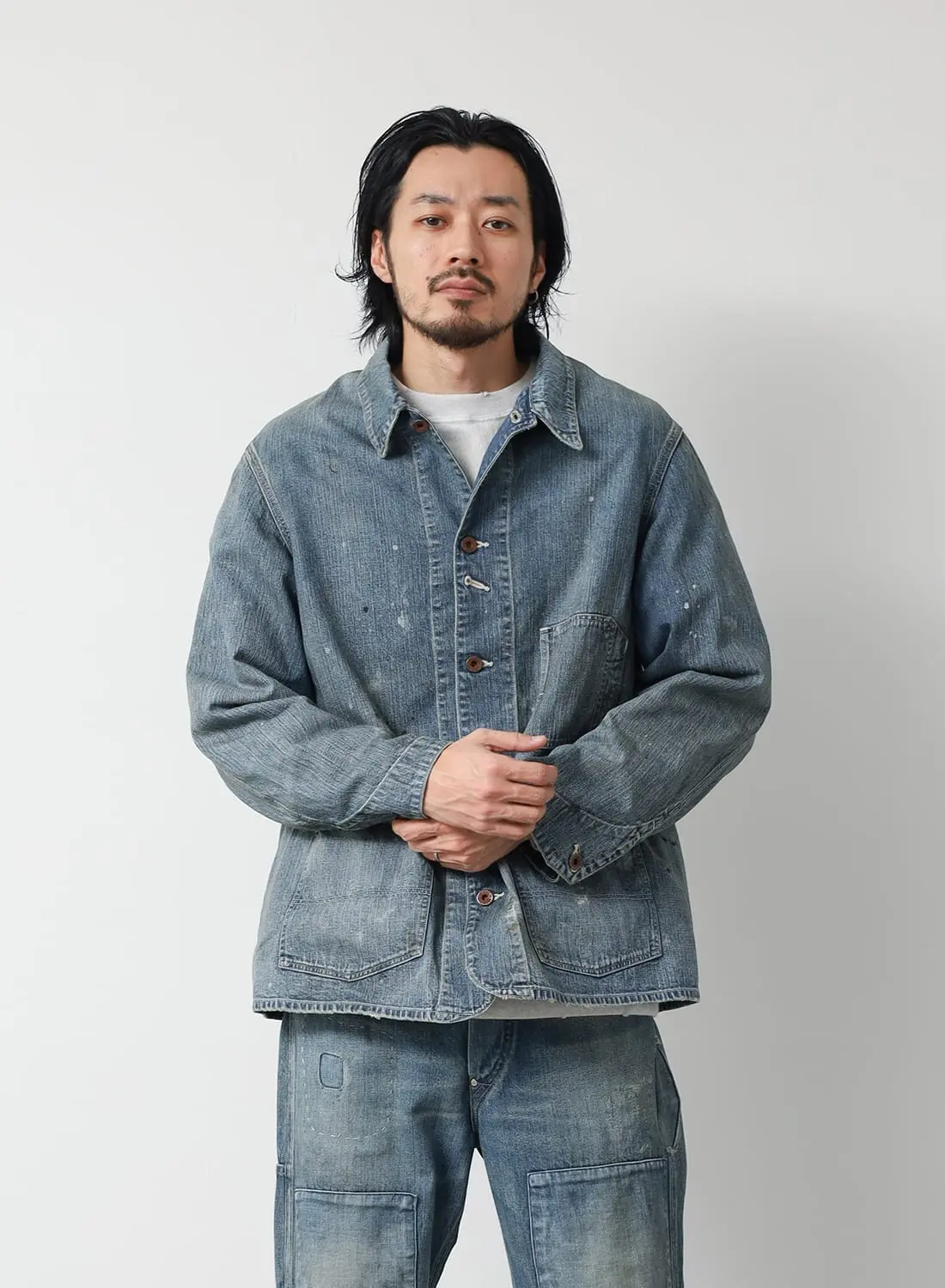 PAINT-STAINED ENGINEER'S COVERALL|ペイントステインド エンジニアズ