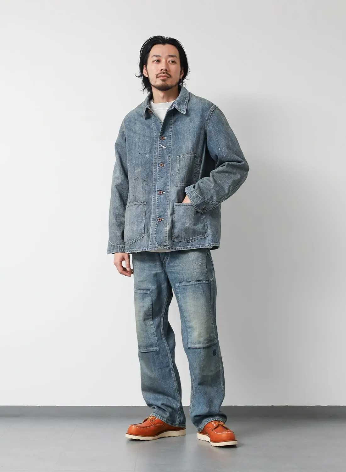 PAINT-STAINED ENGINEER'S COVERALL|ペイントステインド エンジニアズ