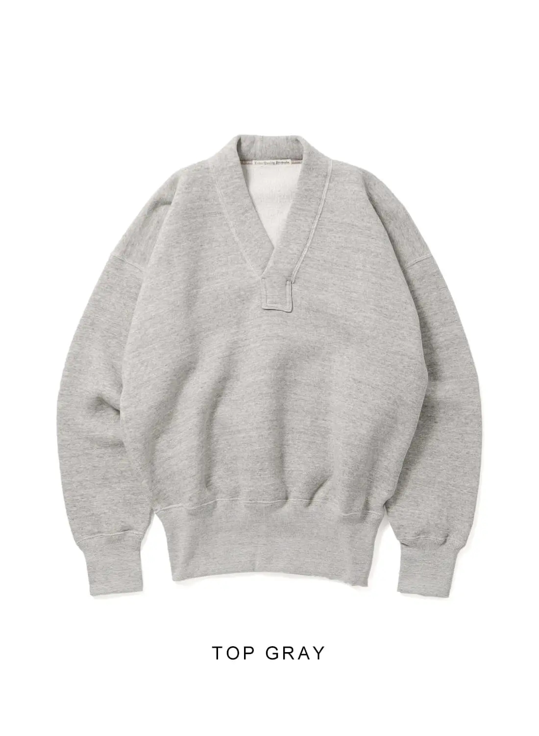 EXTRA COTTON FLEECE Y-NECK|エクストラコットンフリース Yネック