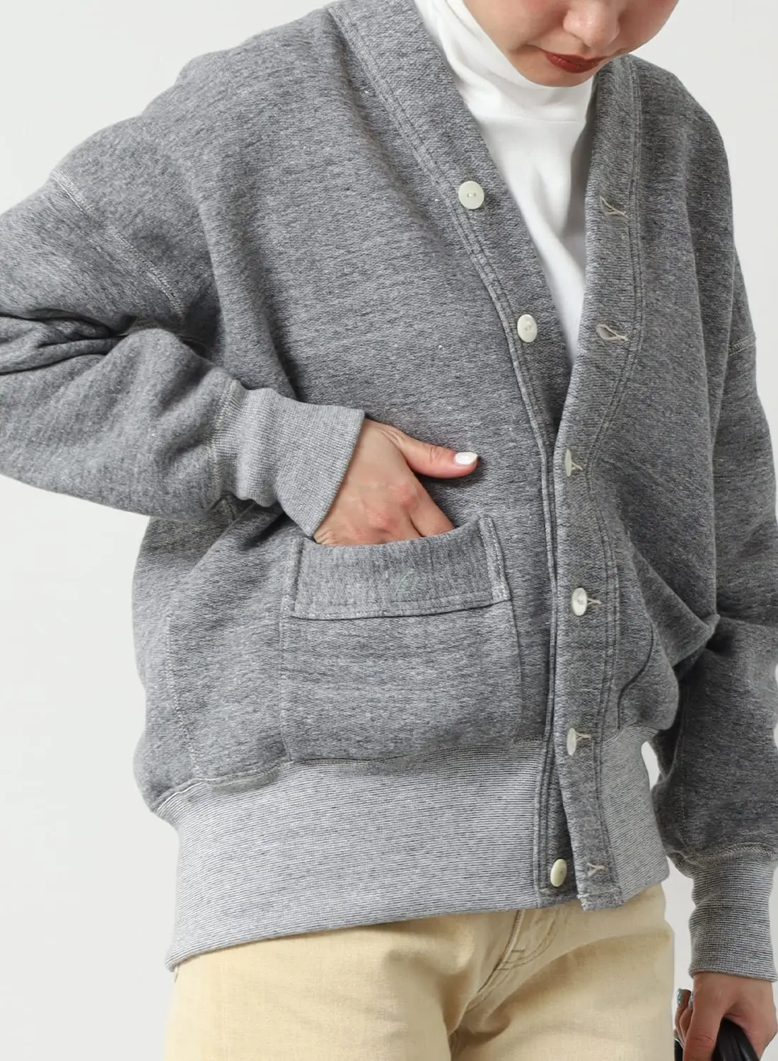 EXTRA COTTON FLEECE CARDIGAN|エクストラコットンフリース