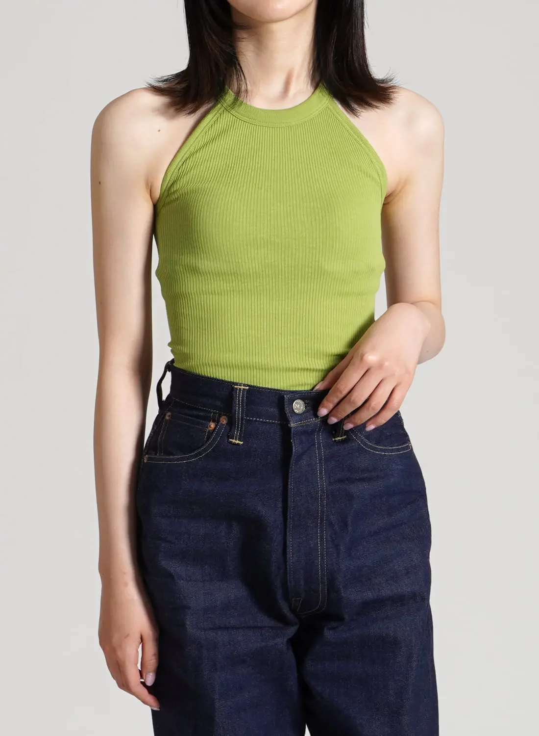 TWIST COTTON BRA TANK|ツイスト コットン ブラ タンクツイスト