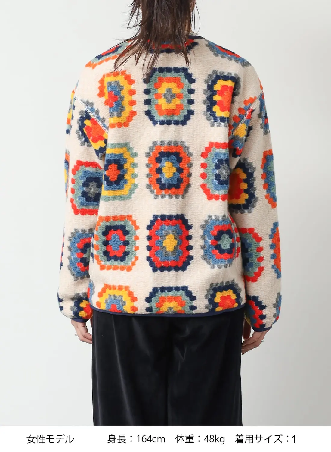  peak ジャケット　カーディガン WOOL JACQUARD CARDIGAN|ウール ジャカード カーディガンウール ジャ