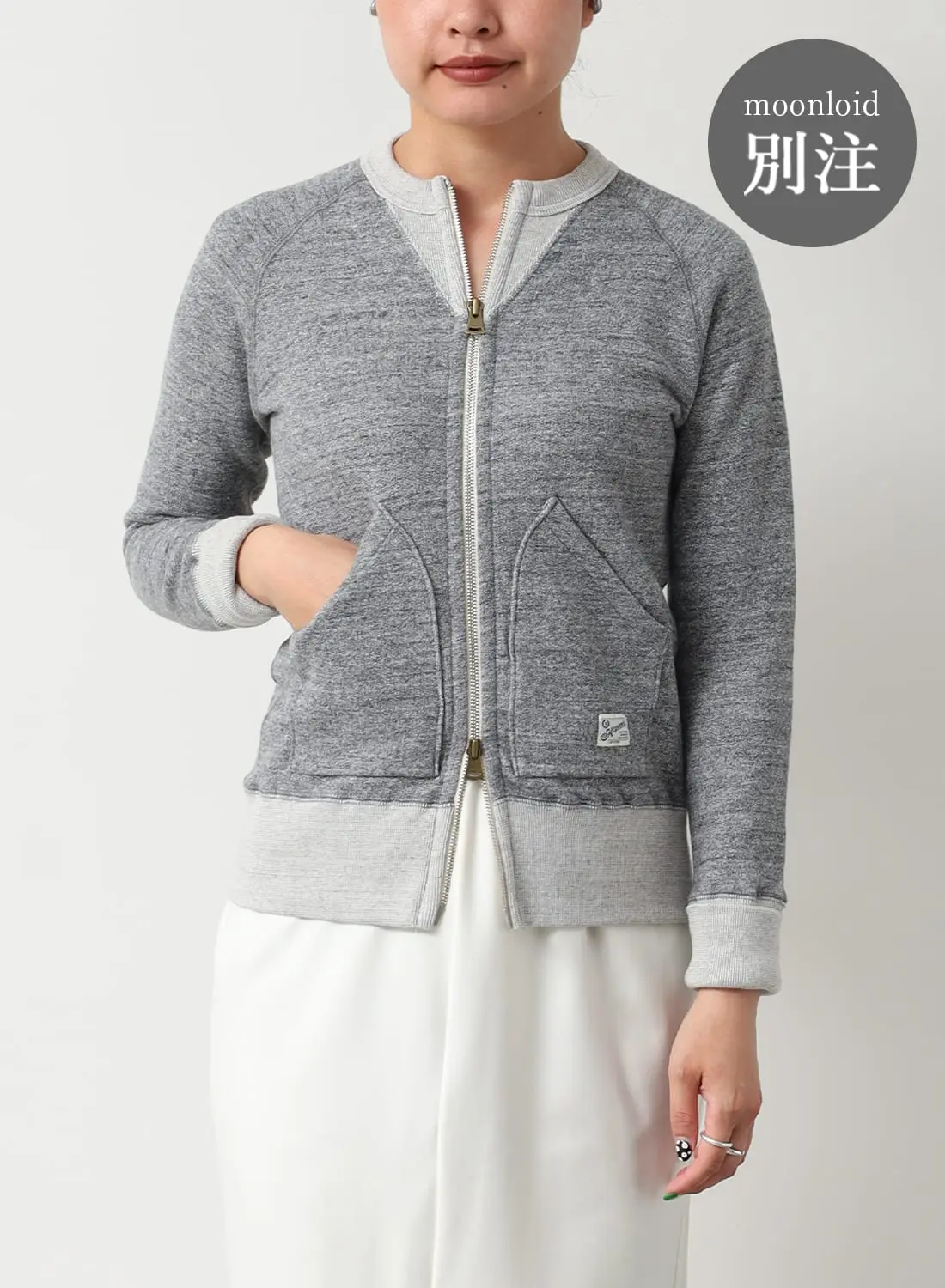 KEPANI×MOONLOID/ZIP UP CARDIGAN|【MOONLOID別注】ジップアップ