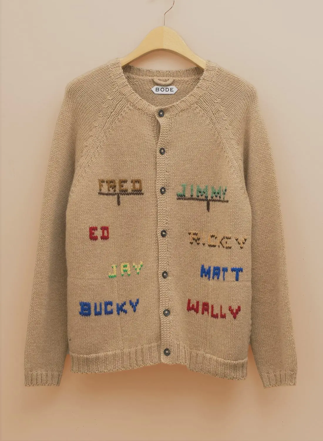 テテ着用 BODE カーディガン サイズ S/M クリーニング済み BTS V テテ着用 BODE Double Breasted Cardigan - メルカリ