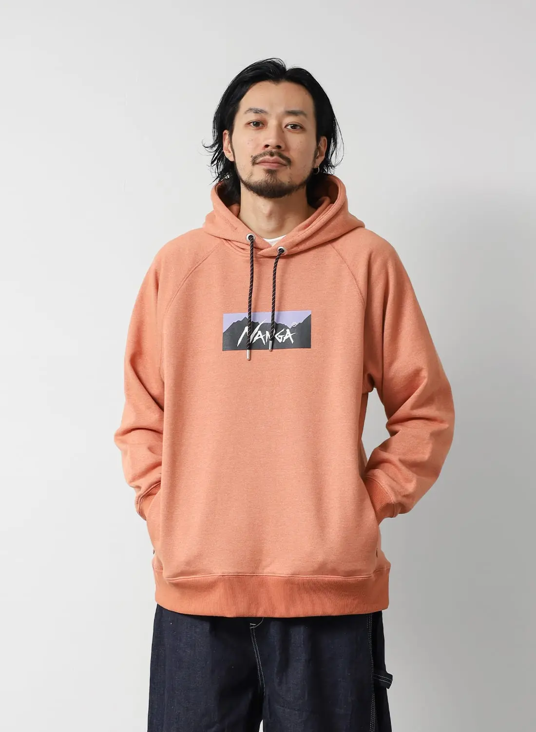 ECO HYBRID BOX LOGO SWEAT HOODIE|エコハイブリッド ボックスロゴ