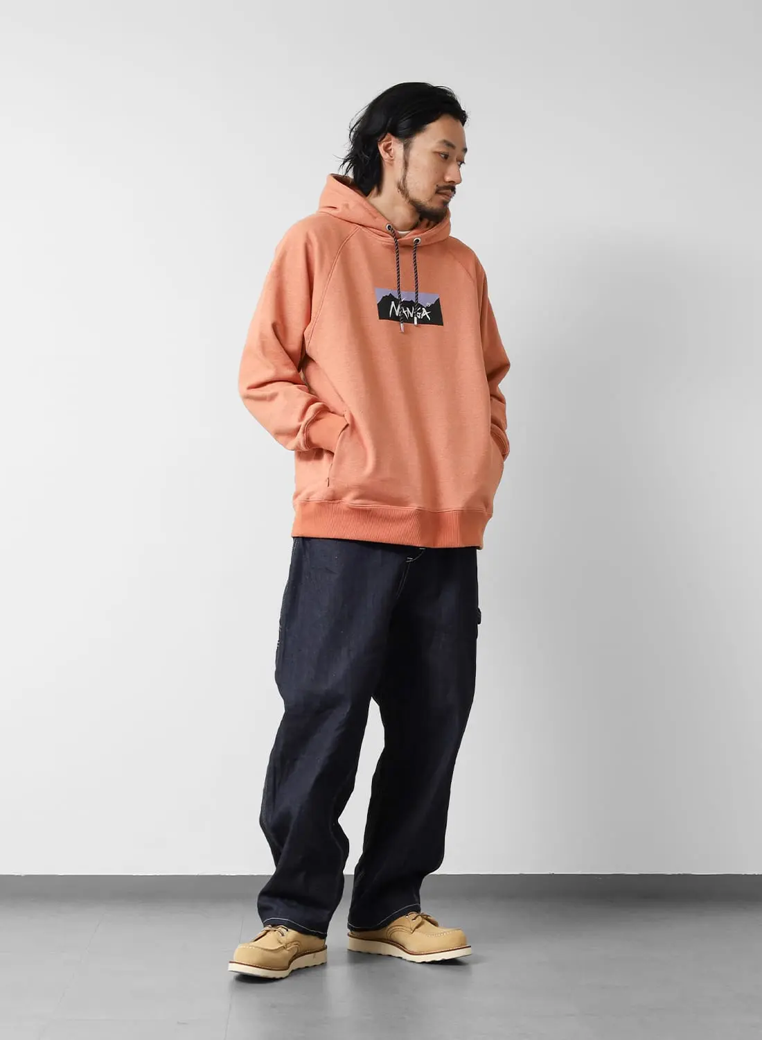 ECO HYBRID BOX LOGO SWEAT HOODIE|エコハイブリッド ボックスロゴ