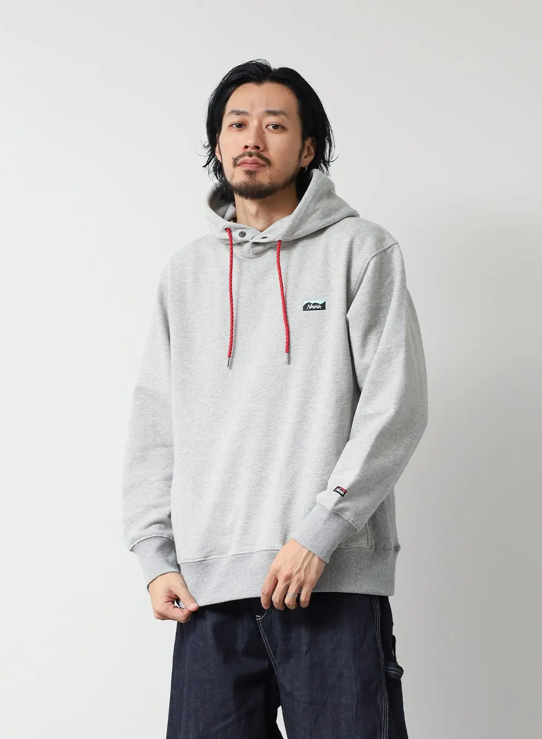 ECO HYBRID MINI BOX LOGO EMBROIDERY SWEAT HOODIE|エコハイブリッド