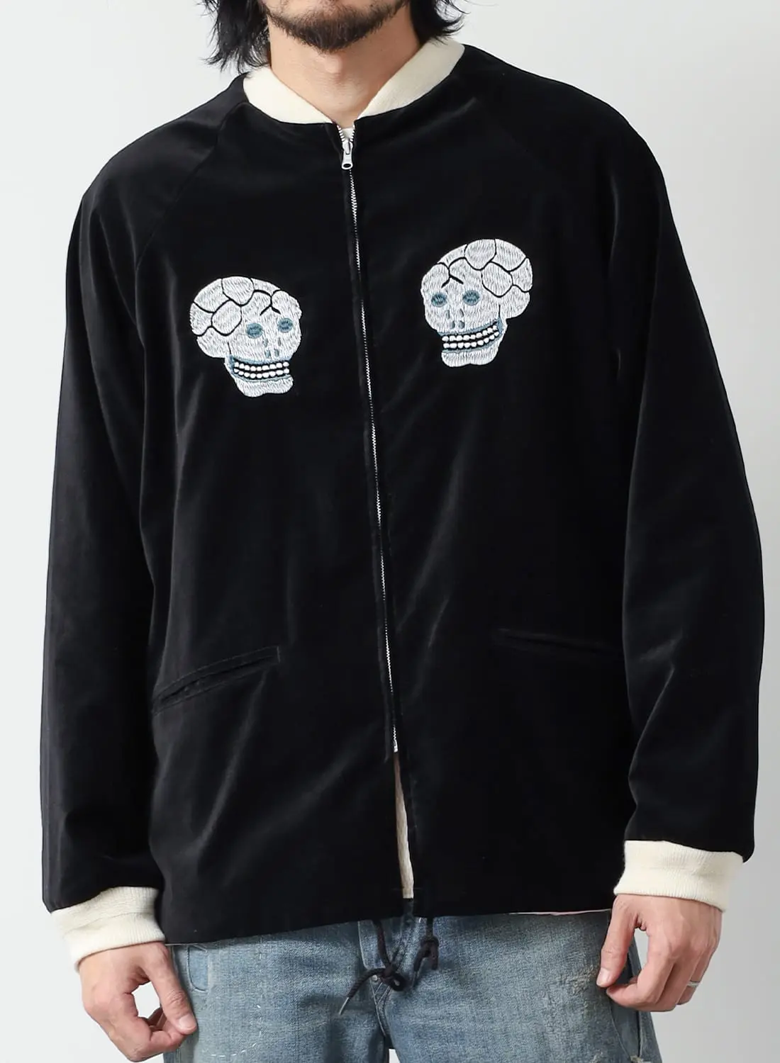 SNAKE＆SKULL SOUVENIR JACKET VELOUR|スネーク＆スカル スーベニア