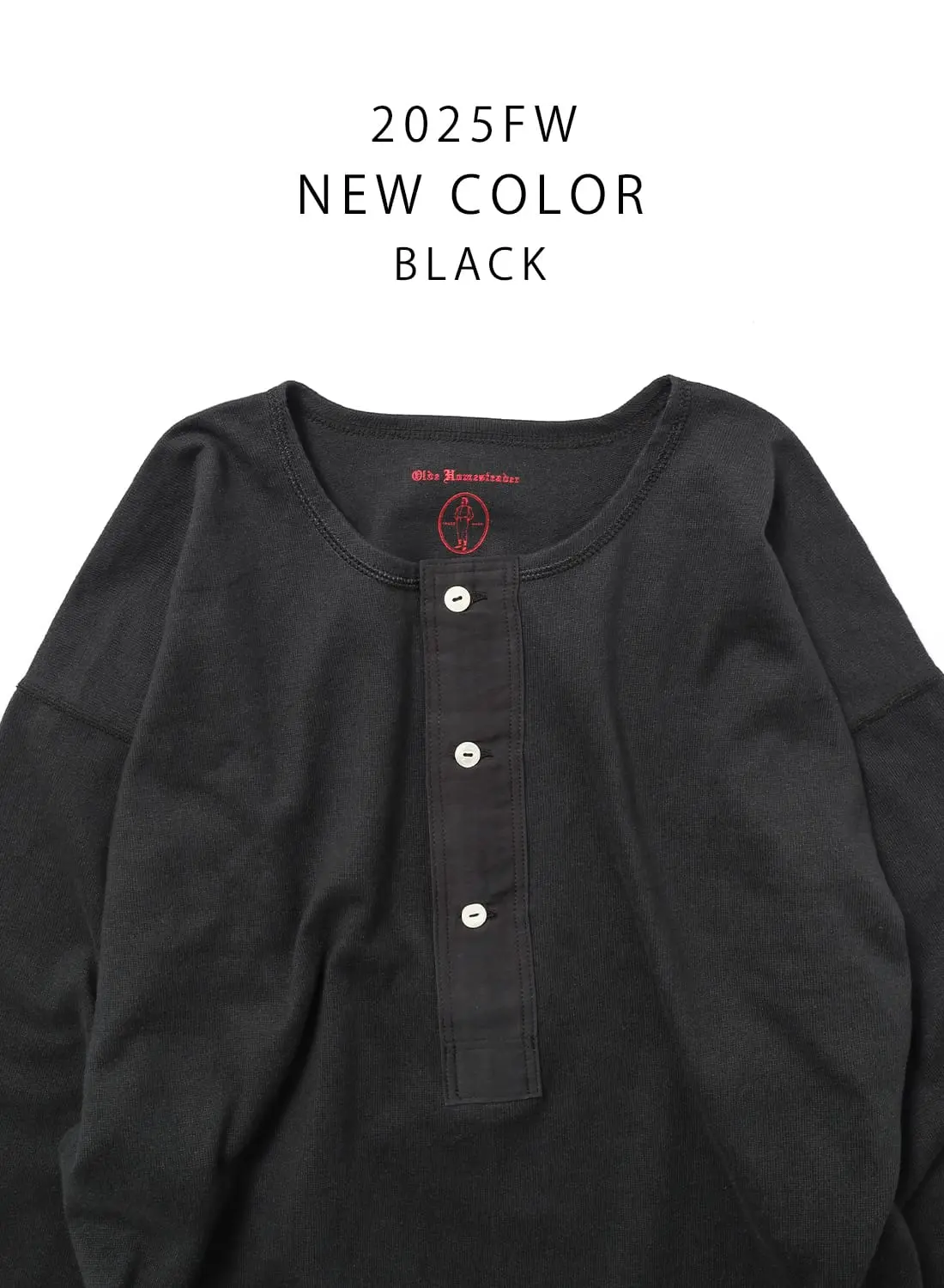 RUSTIC JERSEY HENLEY NECK LONG SLEEVE|ラスティックジャージー