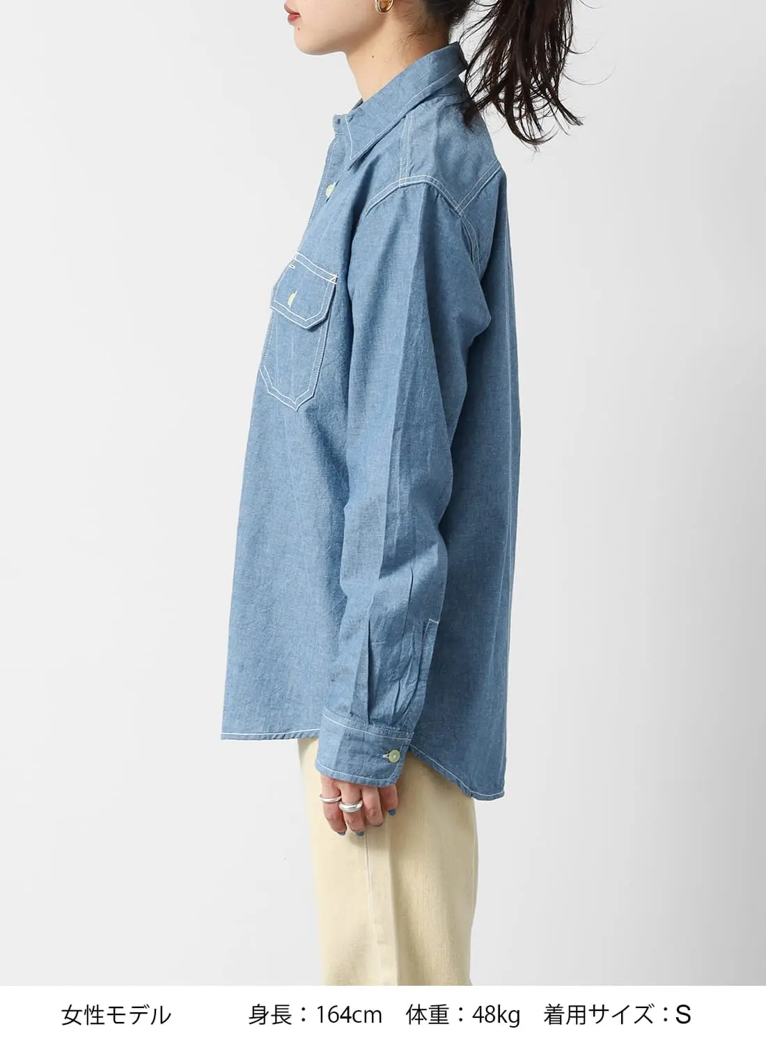 CHAMBRAY SHIRTS|シャンブレーシャツシャンブレーシャツ| MOONLOID