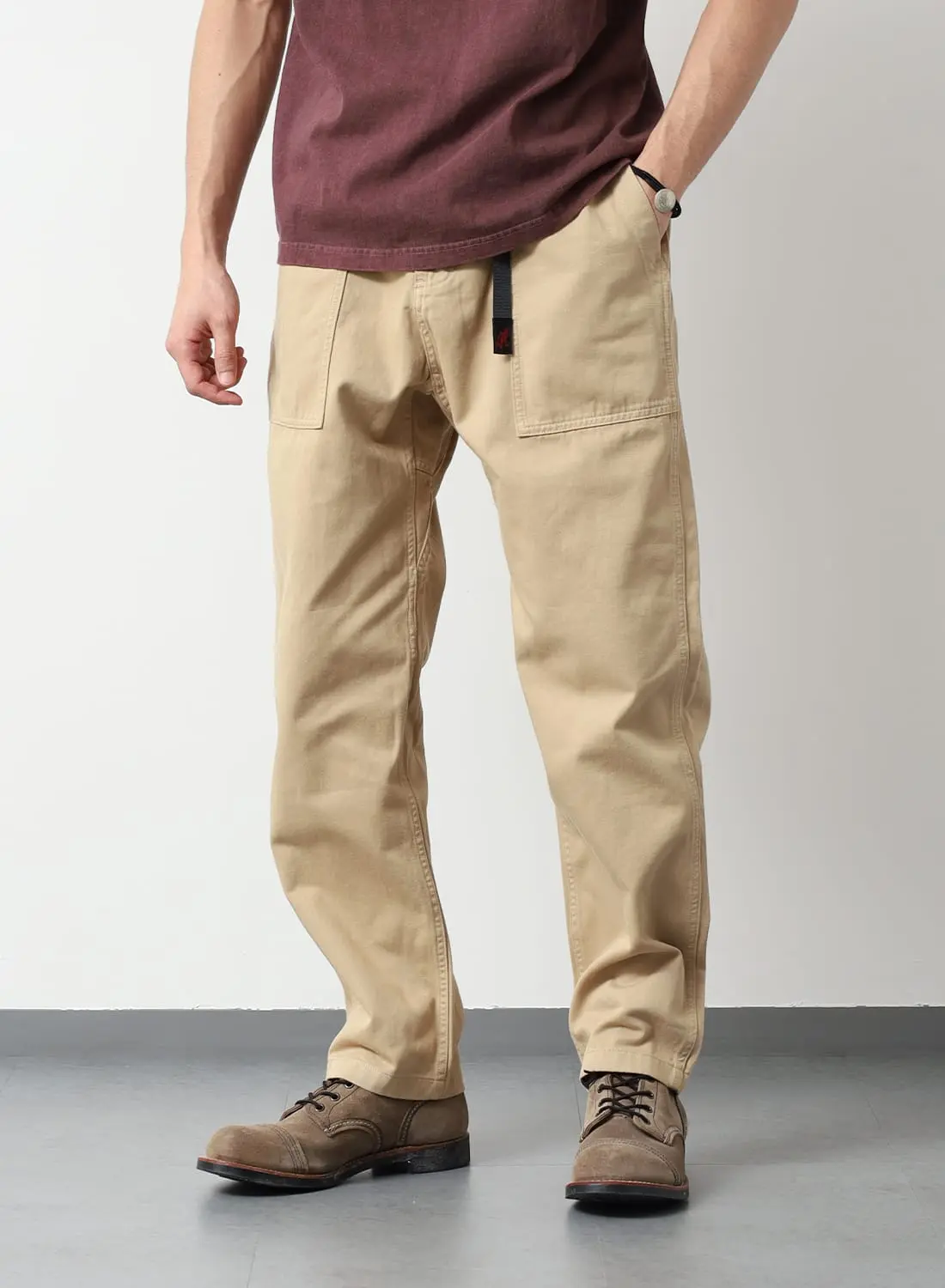 グラミチ　XL　ルーズテーパード　リッジパンツ　ベージュ LOOSE TAPERED RIDGE PANT|ルーズテーパード リッジパンツルーズ