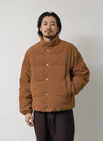 コーデュロイダウンジャケット