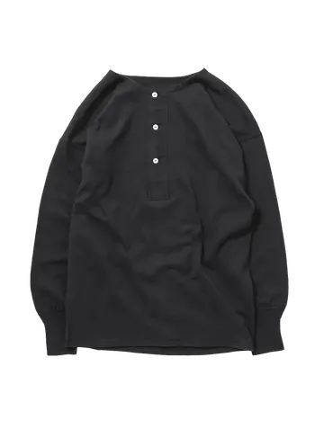 ラスティックジャージー ヘンリーネック ロングスリーブ